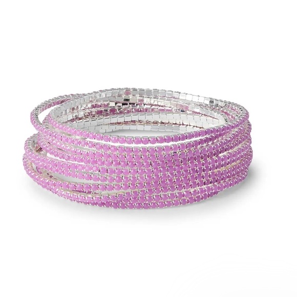 Park Lane Dragonfruit Bracelet Lavender Micro Crystals - Picture 3 of 3